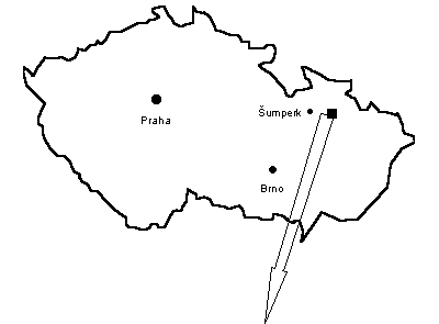 mapa CZ